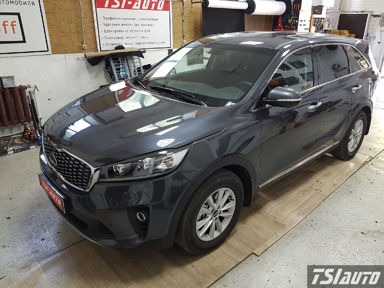 Kia Sorento Prime полная шумоизоляция