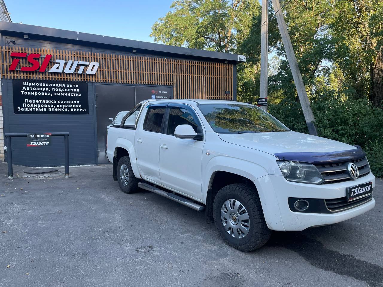 Установка роллеты на кузов Volkswagen Amarok в Туле